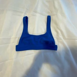 Adjustable, royal blue bikini top!